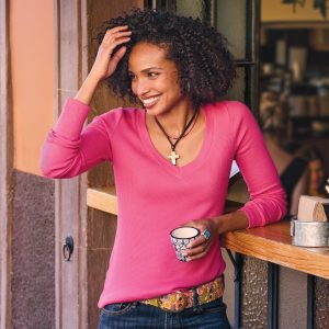 Voyager V-Neck Thermal. Petite